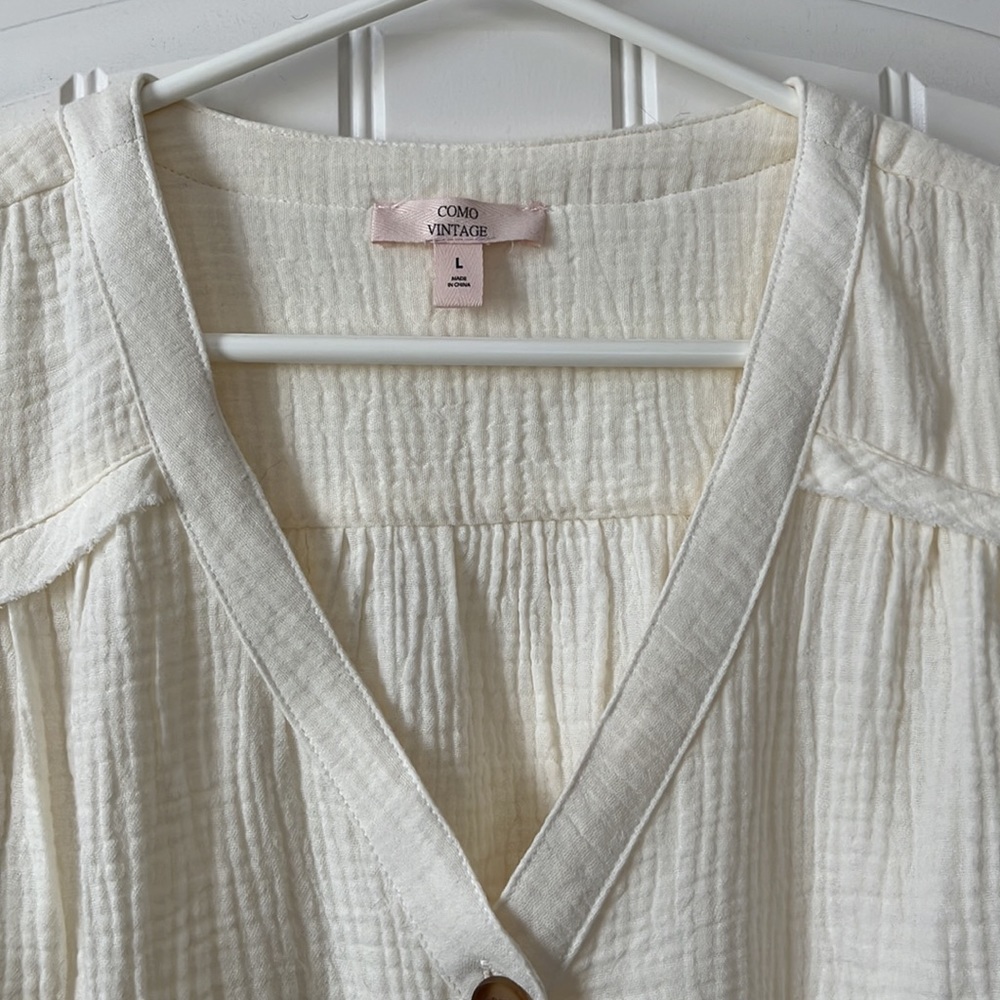 Cream blouse - Picture 3 of 4